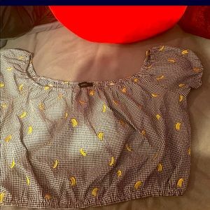 Off the shoulder shirt